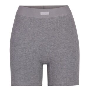 SKIMS Soft Lounge Boxer Heather Grey Size 3X